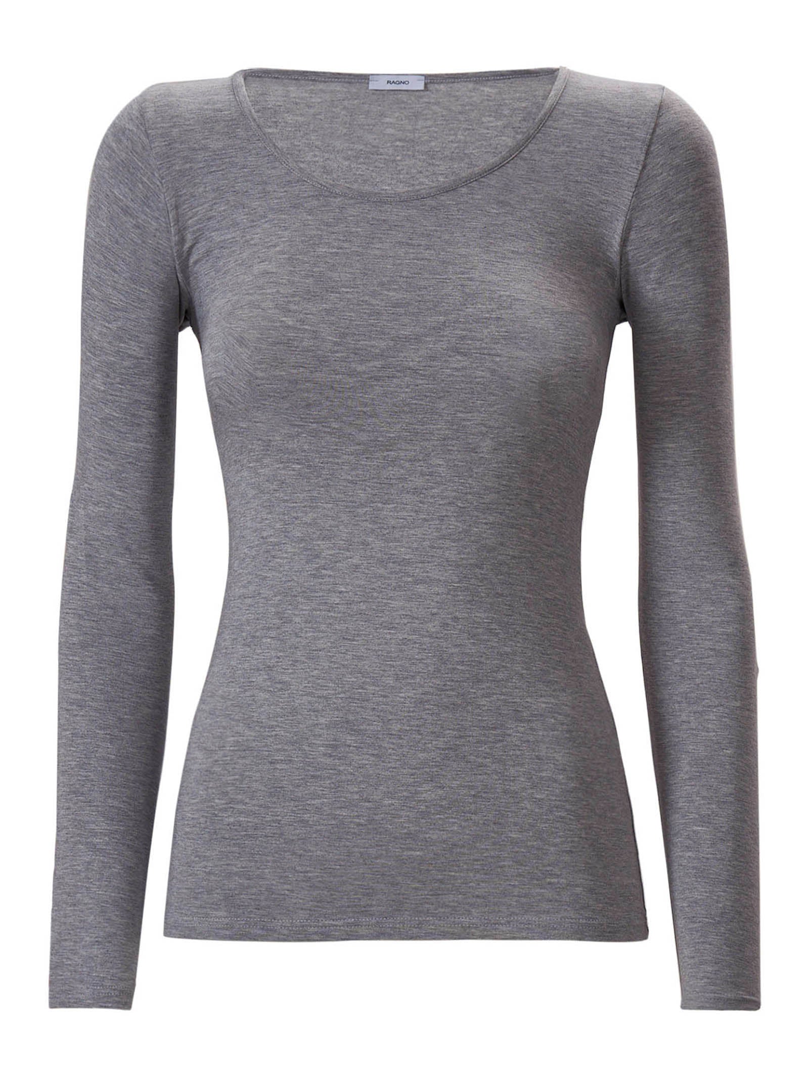 Maglietta girocollo in Eco Viscosa Neri Donna - Ragno