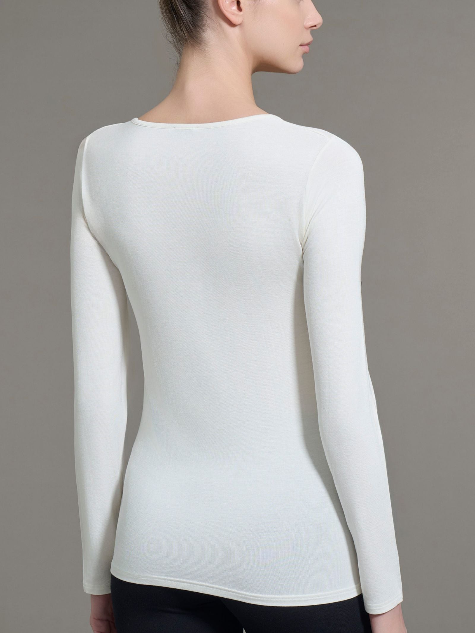 Maglietta girocollo in Eco Viscosa Grigi Donna - Ragno
