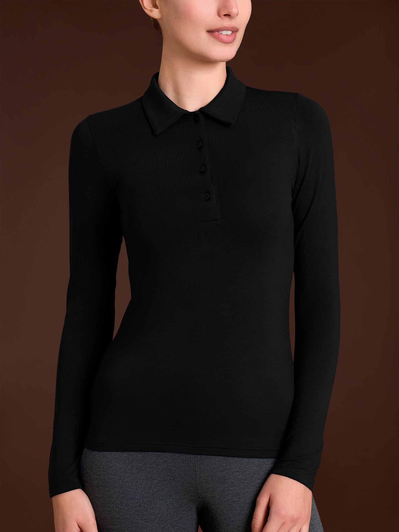 Polo in Eco Viscosa Rossi Donna - Ragno