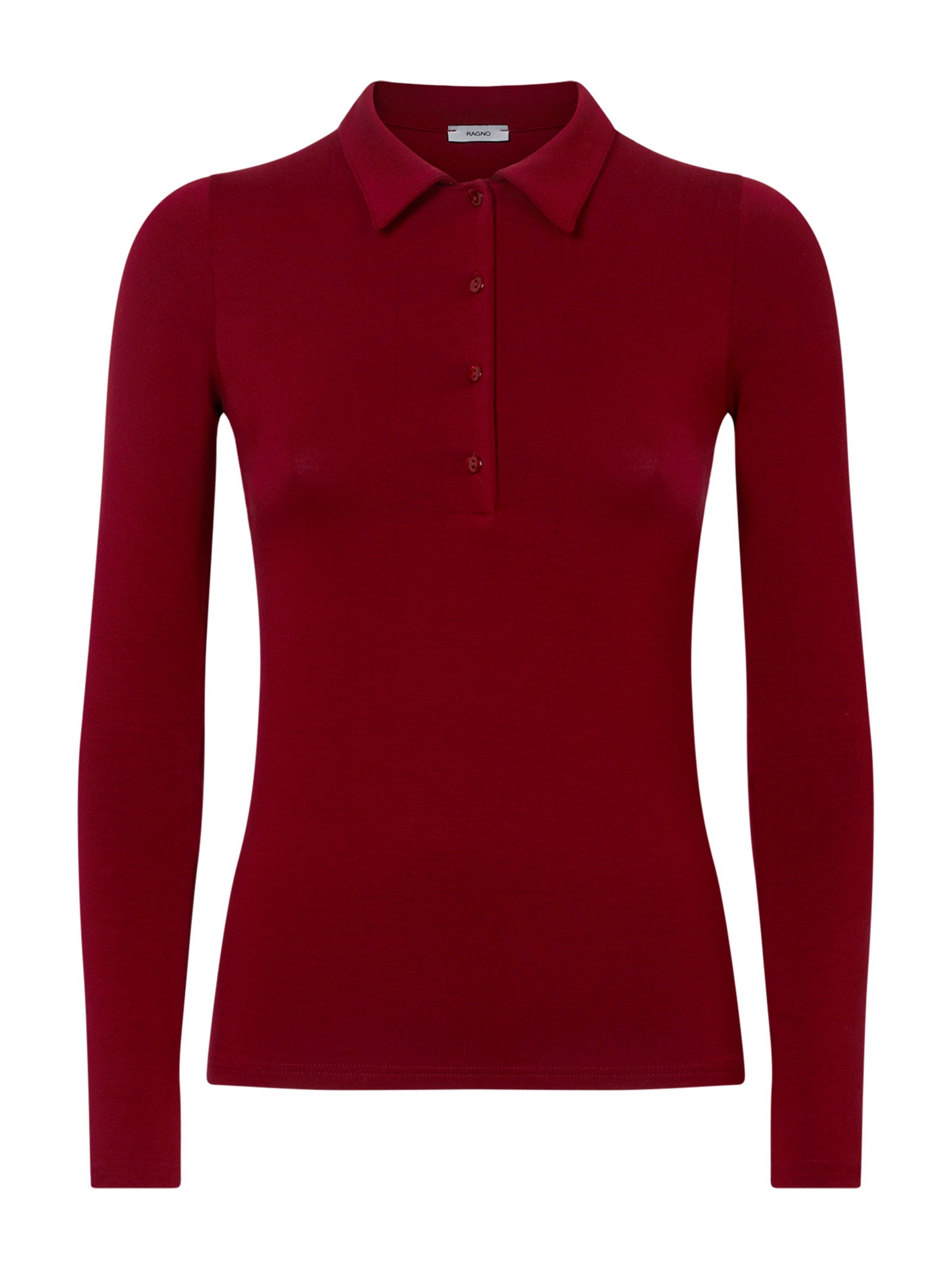 Polo in Eco Viscosa Rossi Donna - Ragno