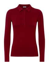 Polo in Eco Viscosa Rossi Donna - Ragno