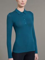 Polo in Jersey Strech Winter Viscosa  Blu Donna - Ragno