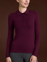 Polo in Eco Viscosa Viola Donna - Ragno