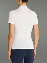 Maglietta collo alto in  Jersey Strech Winter Viscosa  Neri Donna - Ragno
