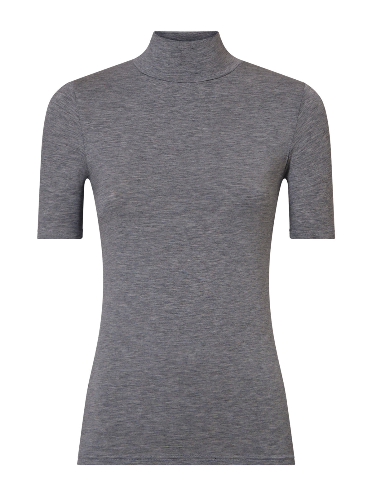 Maglietta collo alto in  Jersey Strech Winter Viscosa  Neri Donna - Ragno