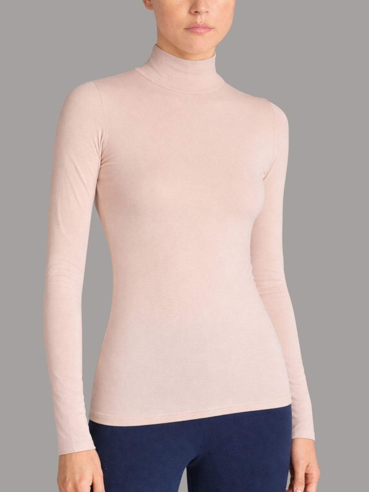 Lupetto in Jersey Strech Winter Viscosa  Rosa Donna - Ragno
