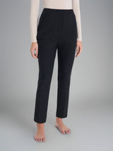Pantalone chino in maglia flanella Neri Donna - Ragno