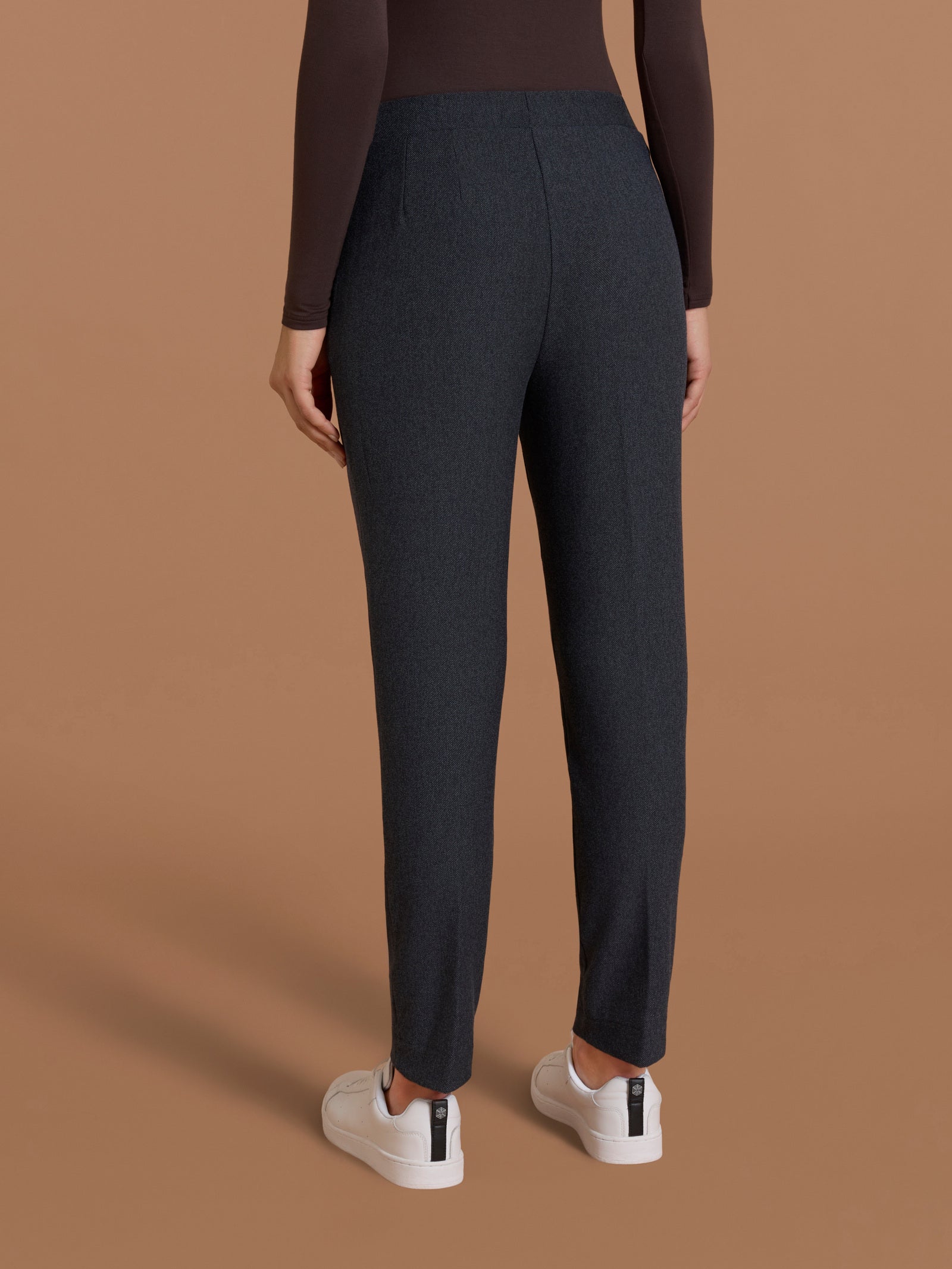 Pantalone chino in maglia flanella Blu Donna - Ragno