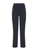 Pantalone dritto in maglia flanella  Blu Donna - Ragno