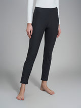 Pantalone alla caviglia in maglia flanella  Neri Donna - Ragno