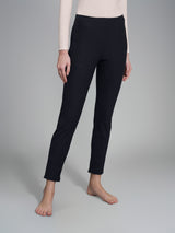 Pantalone alla caviglia in maglia flanella  Neri Donna - Ragno