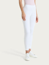 Pantalone capri con spacchetti in Satin Power Bianchi Donna - Ragno