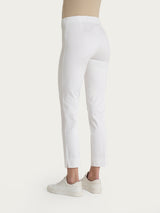 Pantalone capri con spacchetti in Satin Power Bianchi Donna - Ragno