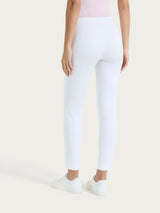 Pantalone capri con spacchetti in Satin Power Bianchi Donna - Ragno