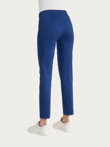 Pantalone capri con spacchetti in Satin Power Blu Donna - Ragno