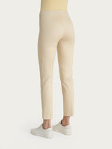 Pantalone capri con spacchetti in Satin Power Marroni Donna - Ragno