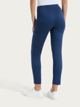 Pantalone capri con spacchetti in Satin Power Blu Donna - Ragno