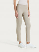 Pantalone capri con spacchetti in Satin Power Marroni Donna - Ragno