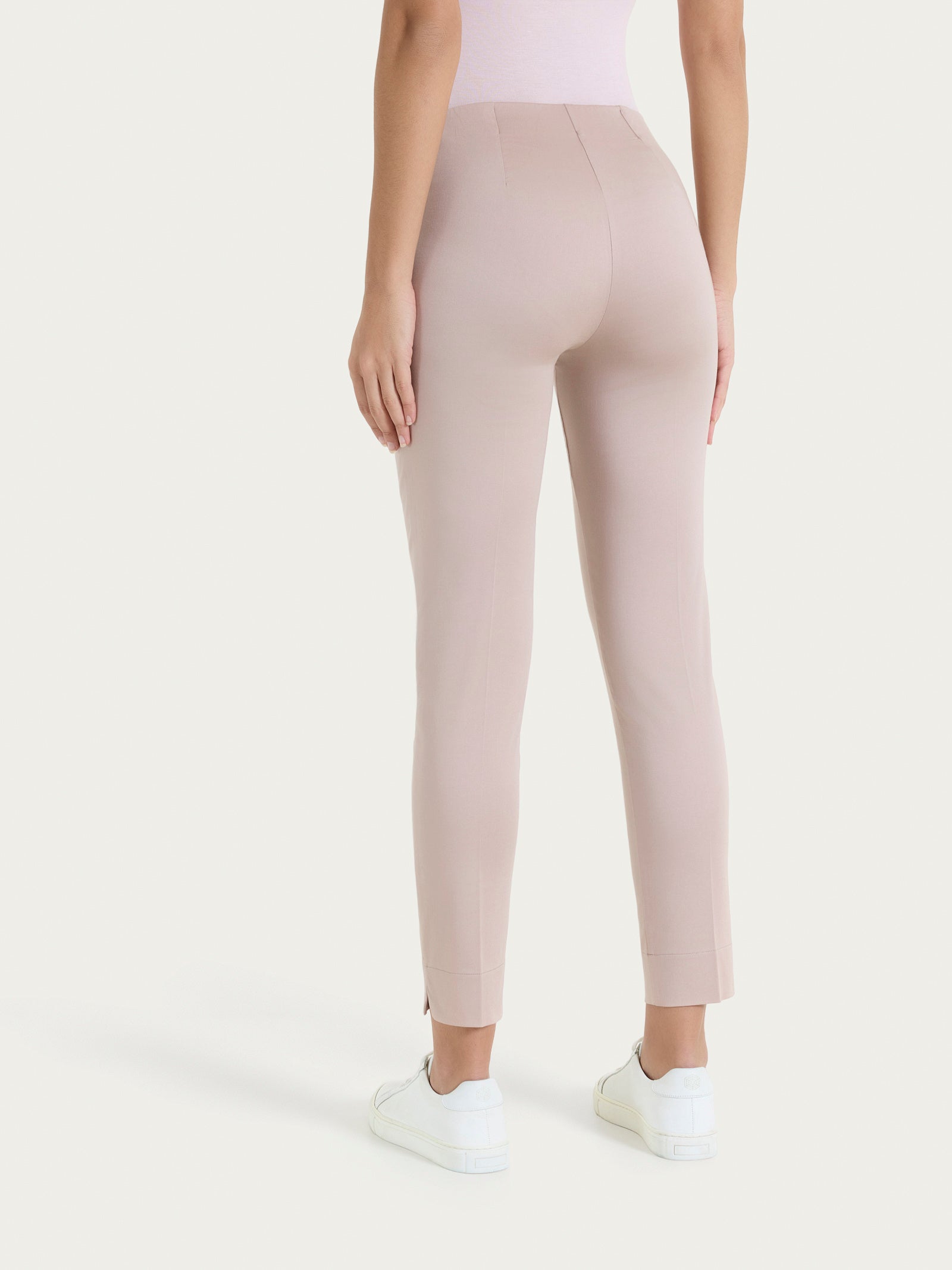 Pantalone capri con spacchetti in Satin Power Rosa Donna - Ragno