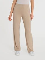 Pantalone ampio in jersey di viscosa crêpe Marroni Donna - Ragno