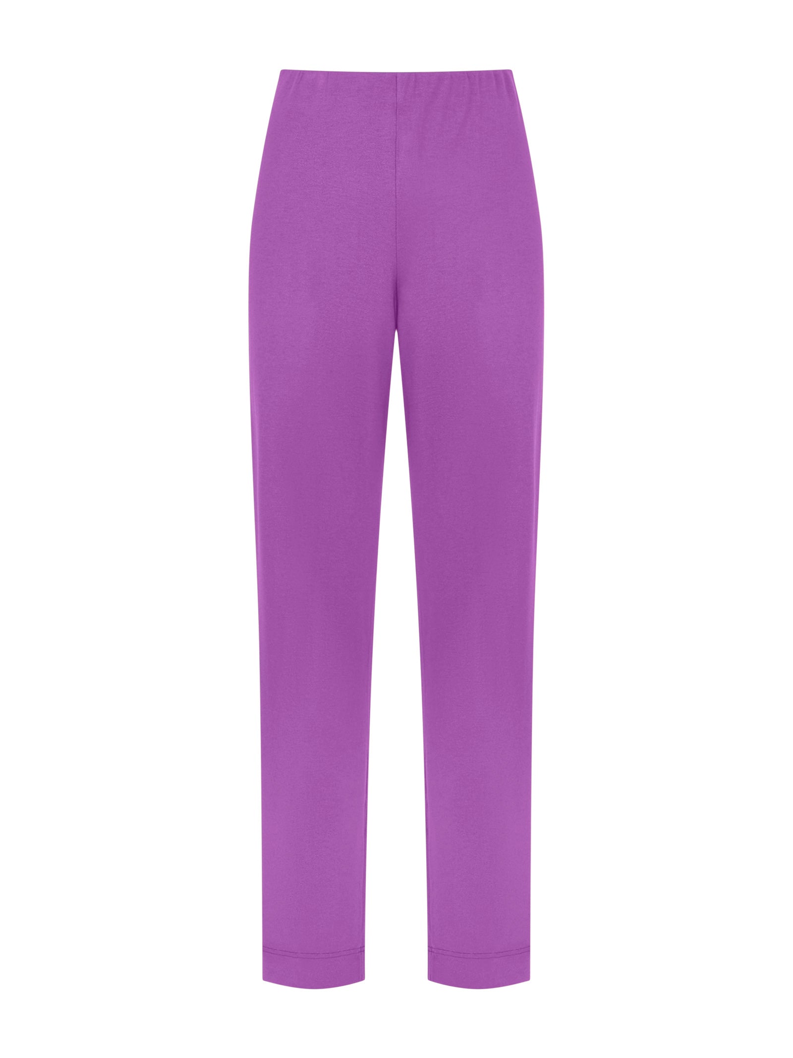 Pantalone in jersey di viscosa crêpe Viola Donna - Ragno