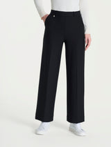 Pantalone ampio alla caviglia in Compact Neri Donna - Ragno