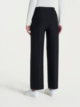 Pantalone ampio alla caviglia in Compact Neri Donna - Ragno