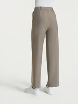 Pantalone ampio alla caviglia in Compact Grigi Donna - Ragno