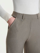 Pantalone ampio alla caviglia in Compact Grigi Donna - Ragno