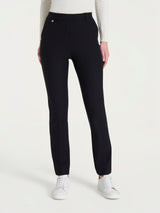 Pantalone dritto con tasche in Compact Neri Donna - Ragno