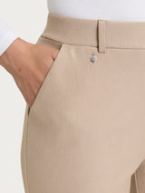 Pantalone dritto con tasche in Compact Grigi Donna - Ragno