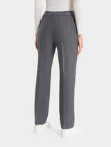 Pantalone dritto con tasche in Compact Neri Donna - Ragno
