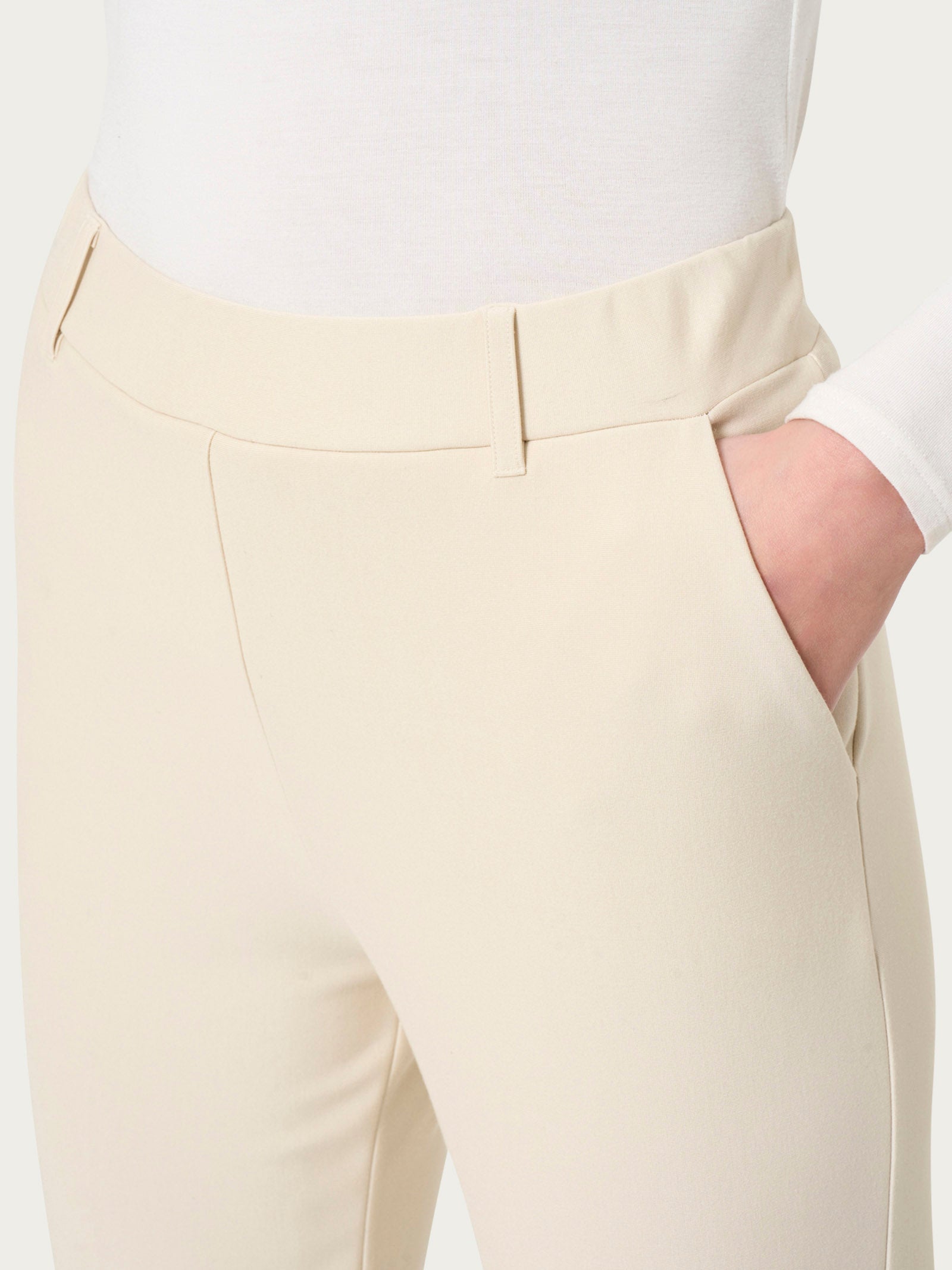 Pantalone dritto con tasche in Compact -  - Ragno