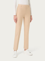 Pantalone dritto con tasche in Compact Marroni Donna - Ragno