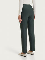 Pantalone dritto con tasche in Compact Grigi Donna - Ragno
