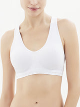 Natural Bralette - Reggiseno active in cotone elasticizzato -  - Ragno