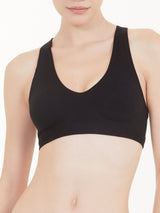 Natural Bralette - Reggiseno active in cotone elasticizzato -  - Ragno