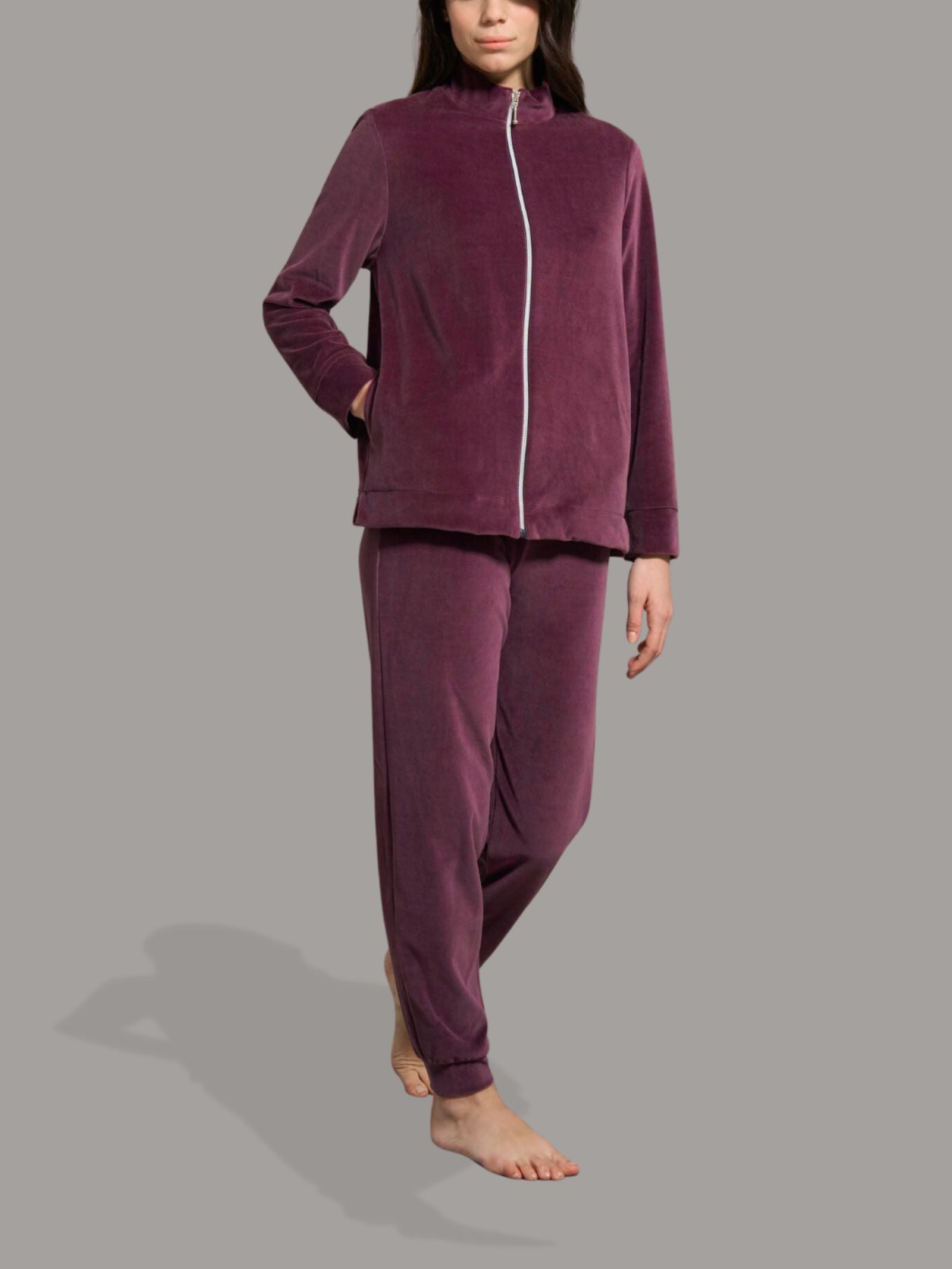 Tuta in ciniglia di misto cotone Rossi Donna - Ragno