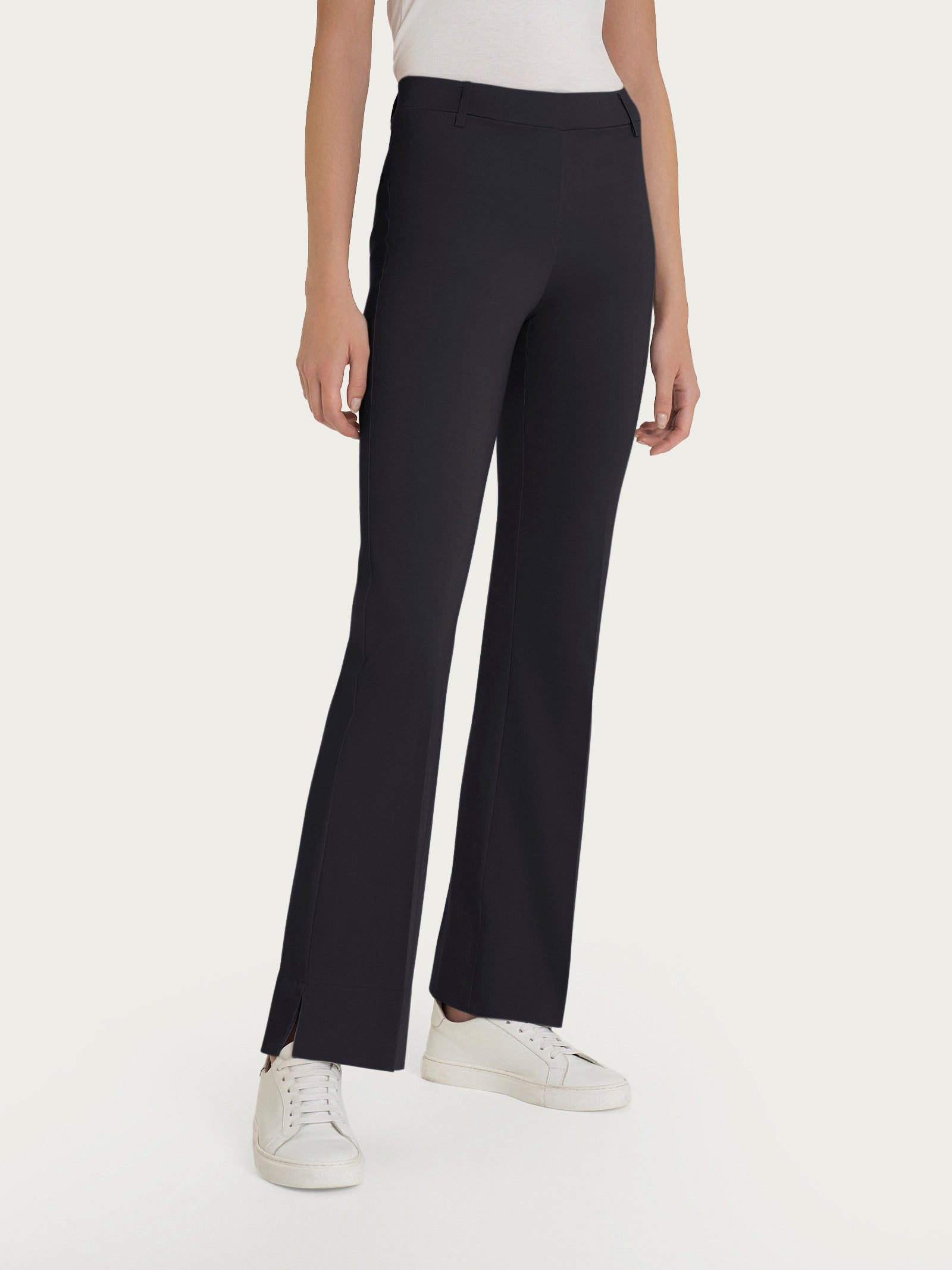 Bunf Panta Palazzo Diagonale - Pantaloni Donna Nero | Nencini Sport Bunf Panta Palazzo Diagonale - Pantaloni Donna Nero | Nencini Sport