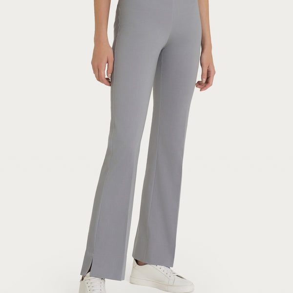 Swet Tailor Pantaloni Chino Uomo Grigio Chiaro - Vita 28 Lunghezza 28 - Cotone Elastico Comfort