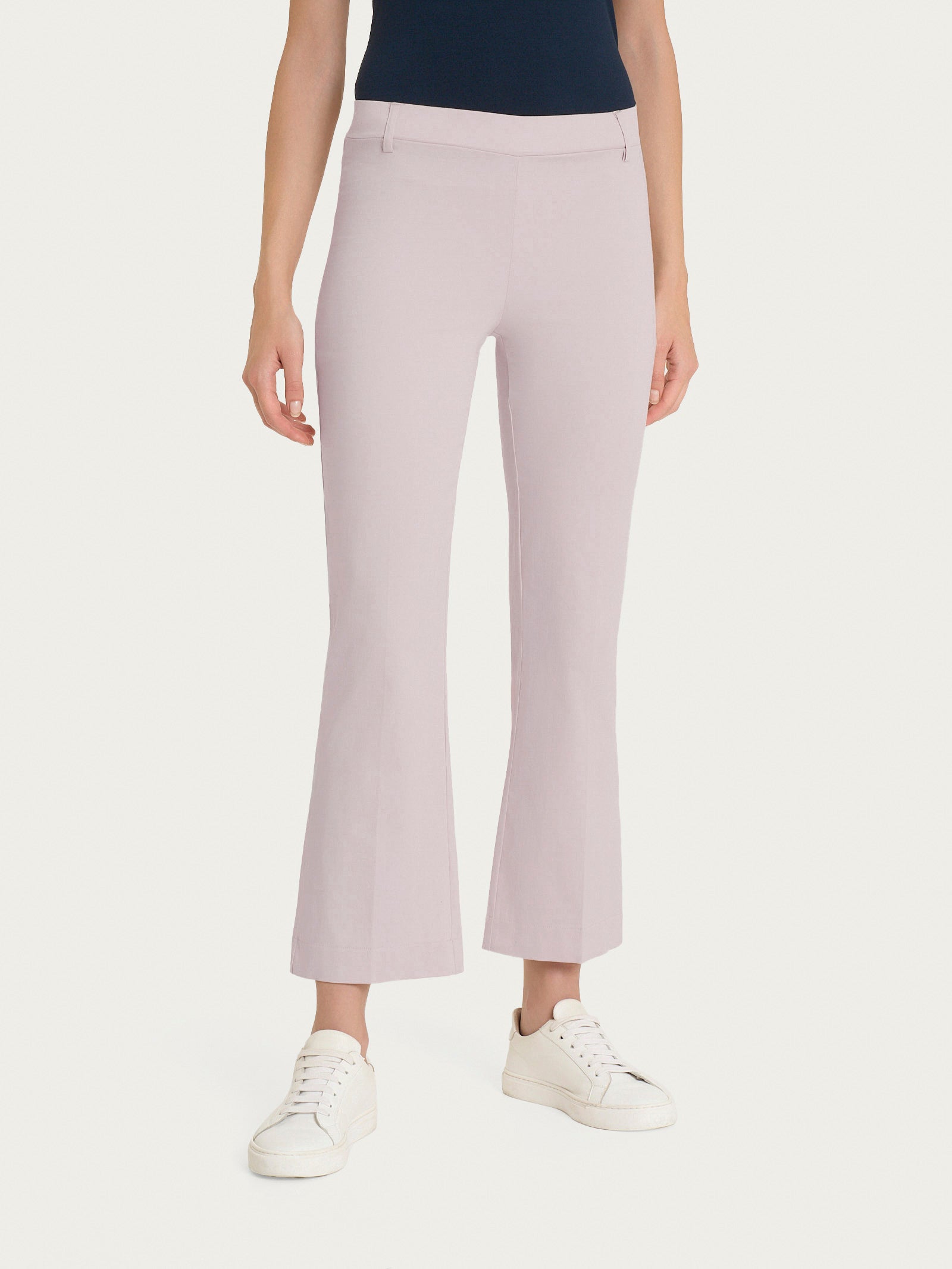 Pantalone flare alla caviglia in Satin Power Rosa Donna - Ragno