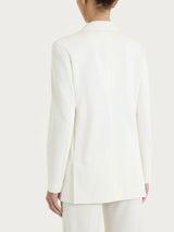 Blazer monopetto in Compact Light Bianchi Donna - Ragno