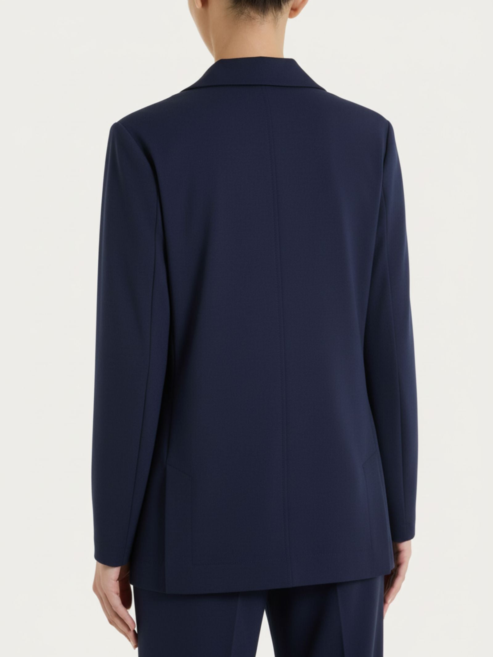 Blazer monopetto in Compact Light Blu Donna - Ragno