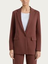 Blazer monopetto in Compact Light Marroni Donna - Ragno