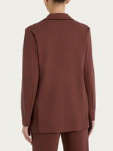 Blazer monopetto in Compact Light Marroni Donna - Ragno