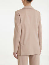 Blazer monopetto in Compact Light Marroni Donna - Ragno