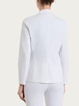 Blazer due bottoni in Compact Light Bianchi Donna - Ragno