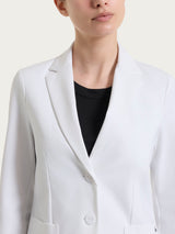 Blazer due bottoni in Compact Light Bianchi Donna - Ragno