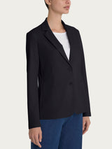 Blazer due bottoni in Compact Light Neri Donna - Ragno