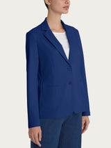Blazer due bottoni in Compact Light Blu Donna - Ragno